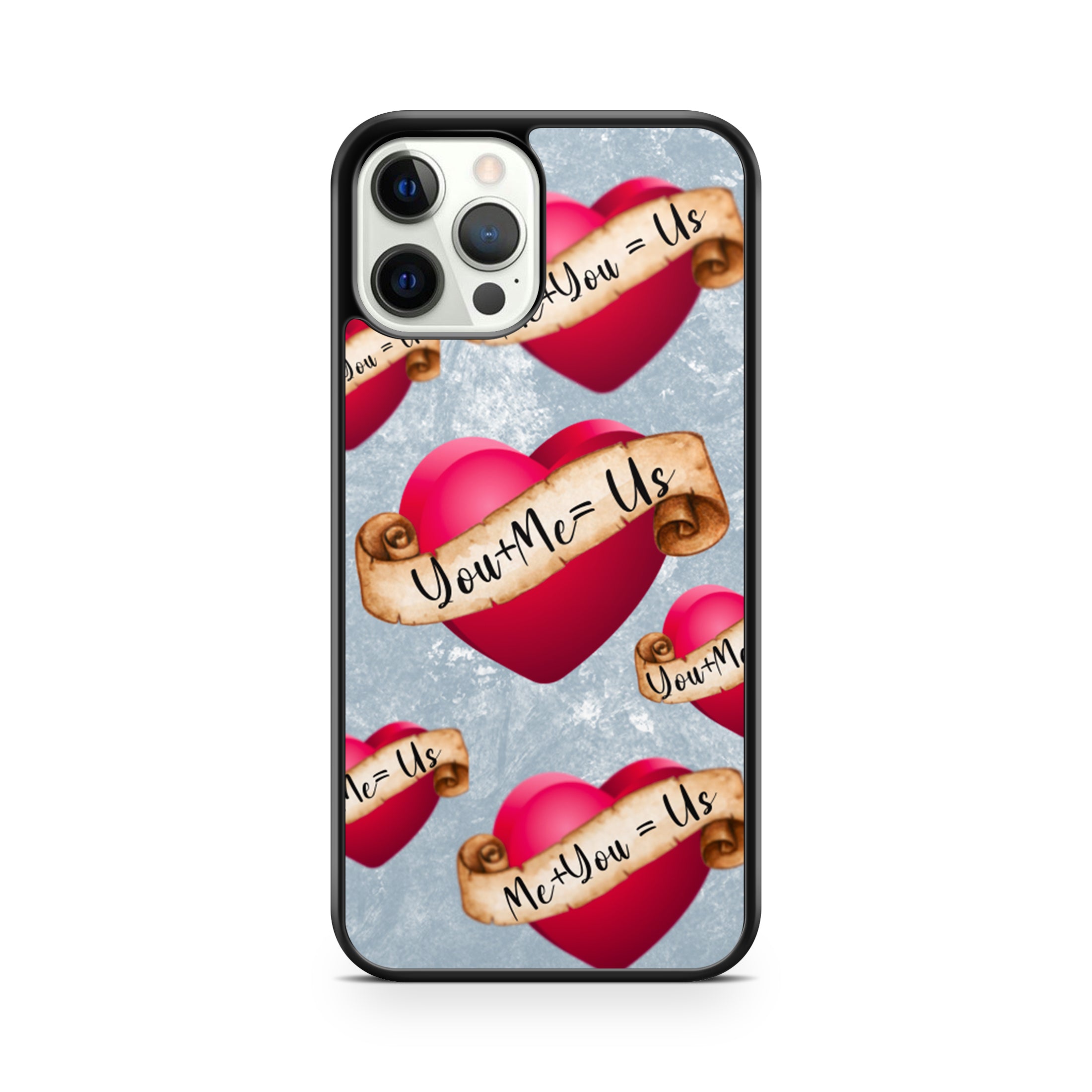 Valentines Hearts with Scroll Phone Case For IPhone & Samsung - OnTheCase4U