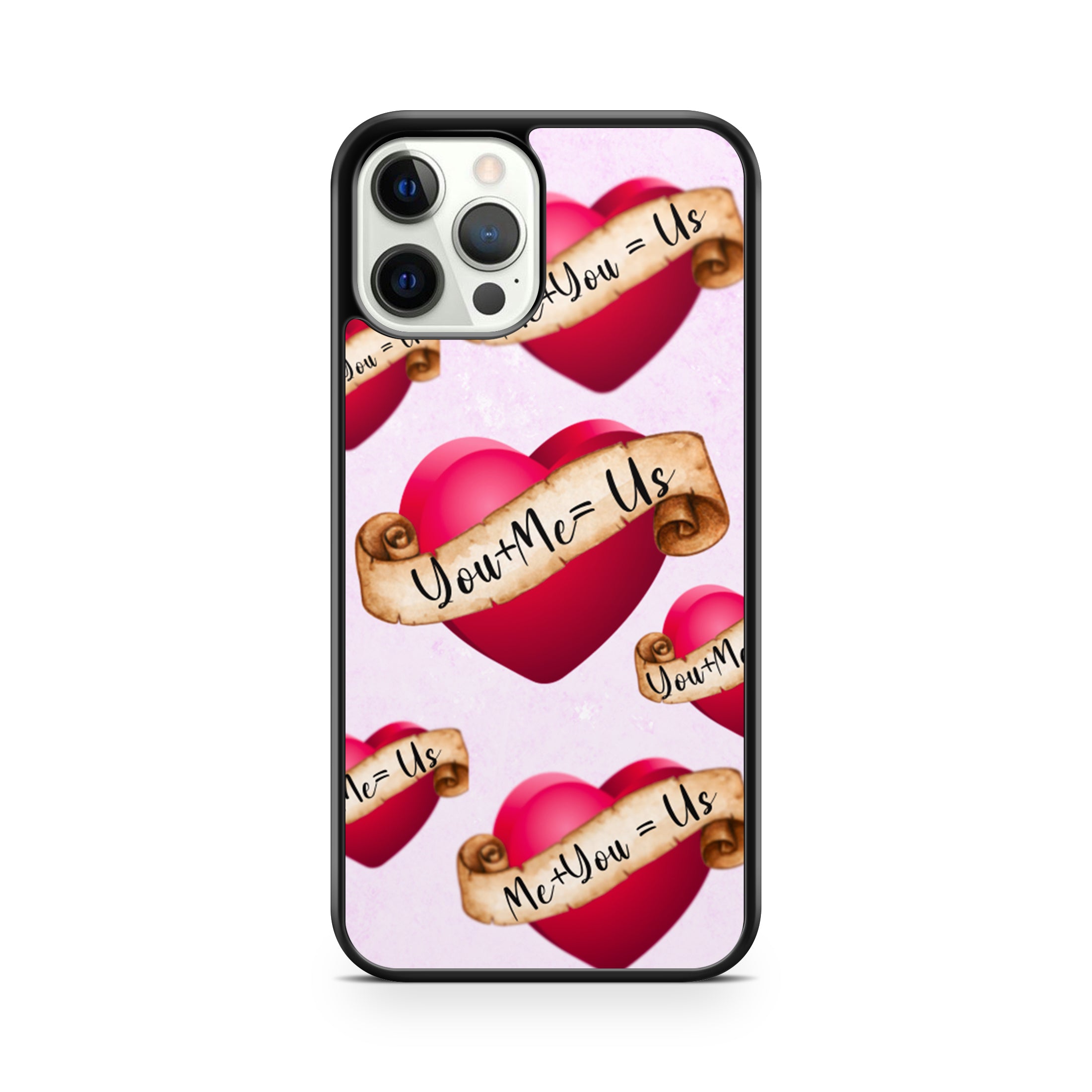 Valentines Hearts with Scroll Phone Case For IPhone & Samsung - OnTheCase4U