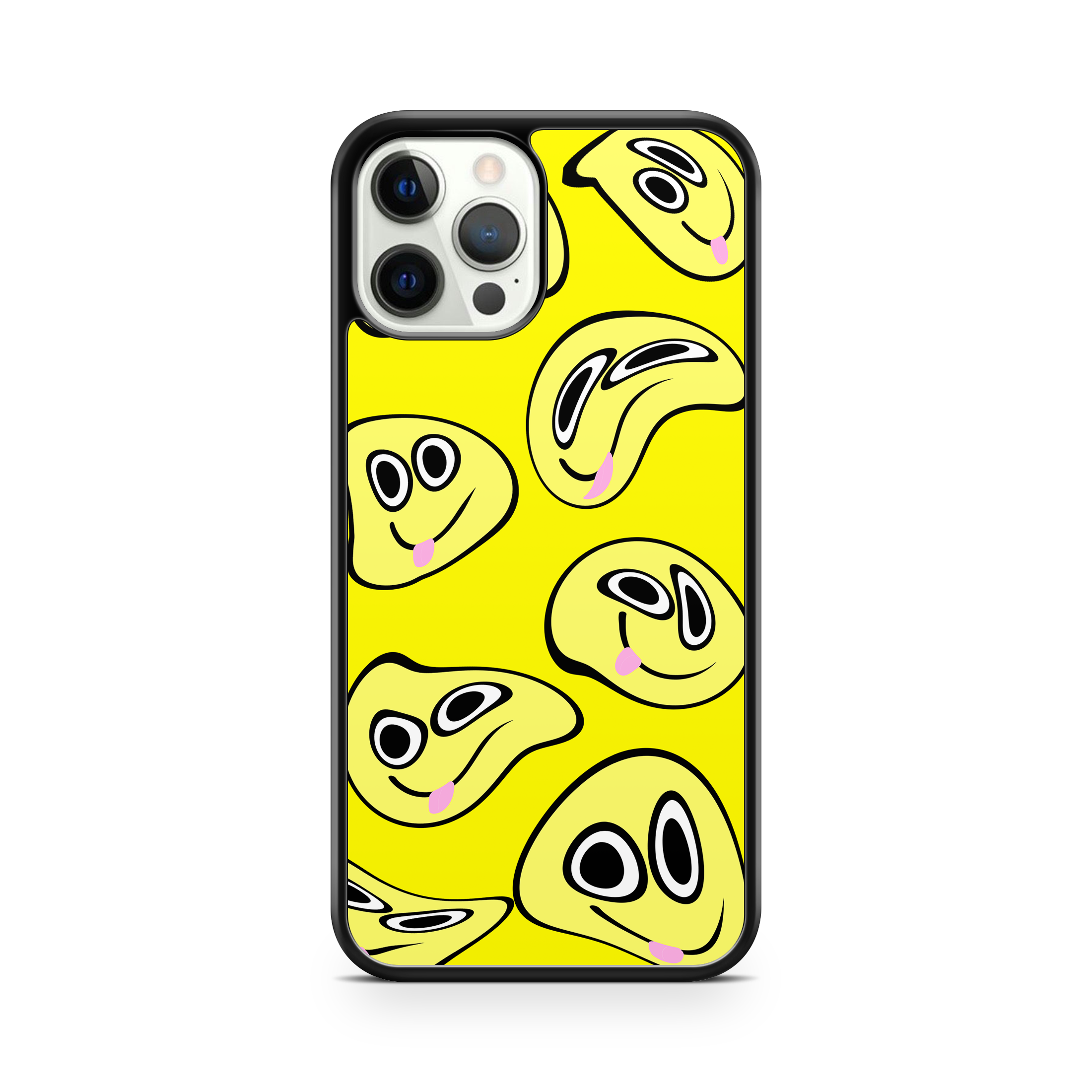 Smiley yellow faces iPhone case